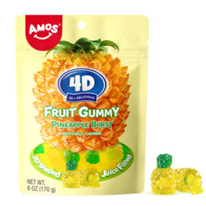 Amos 4D Pineapple Burst 6oz Peg Bag 12ct